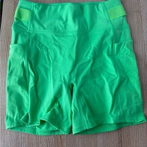 Fabletics Bright Green Women's Bike Shorts